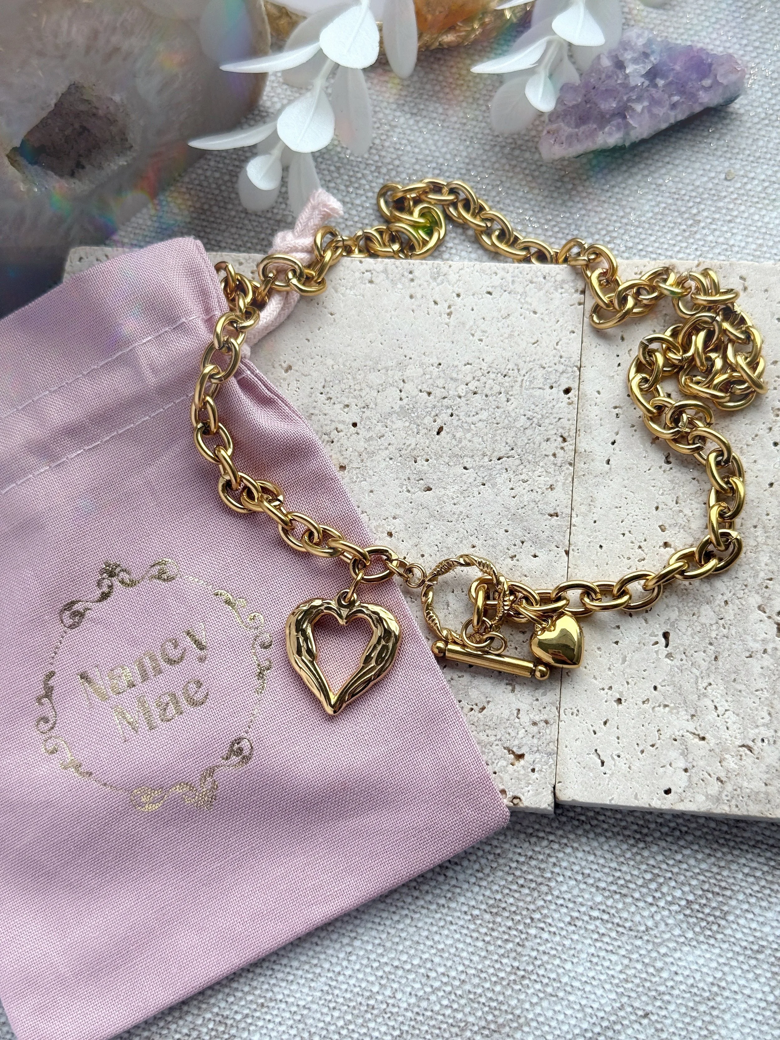 Chunky Heart Necklace