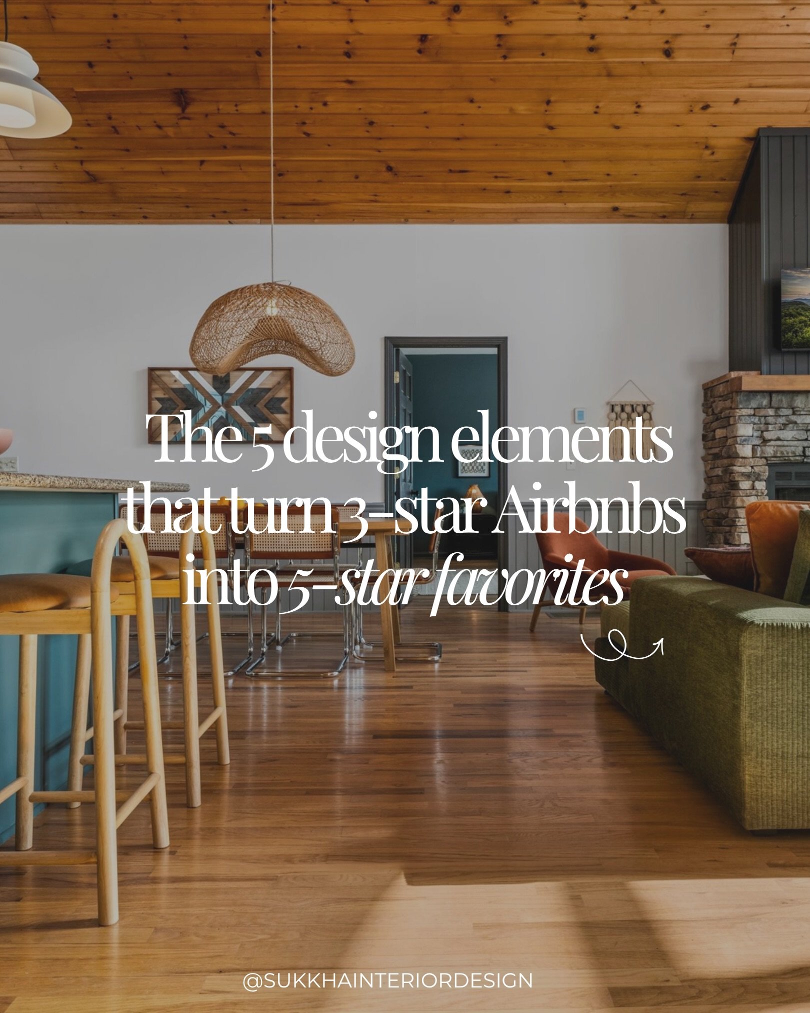 You know what separates 3-star Airbnbs from 5-star favorites?
Not the price point. Not the location. Not even the fancy coffee maker (though that helps).
It&rsquo;s the thoughtful design choices that show you actually CONSIDERED the guest experience.