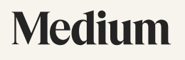 The word 'Medium' written in bold black letters.