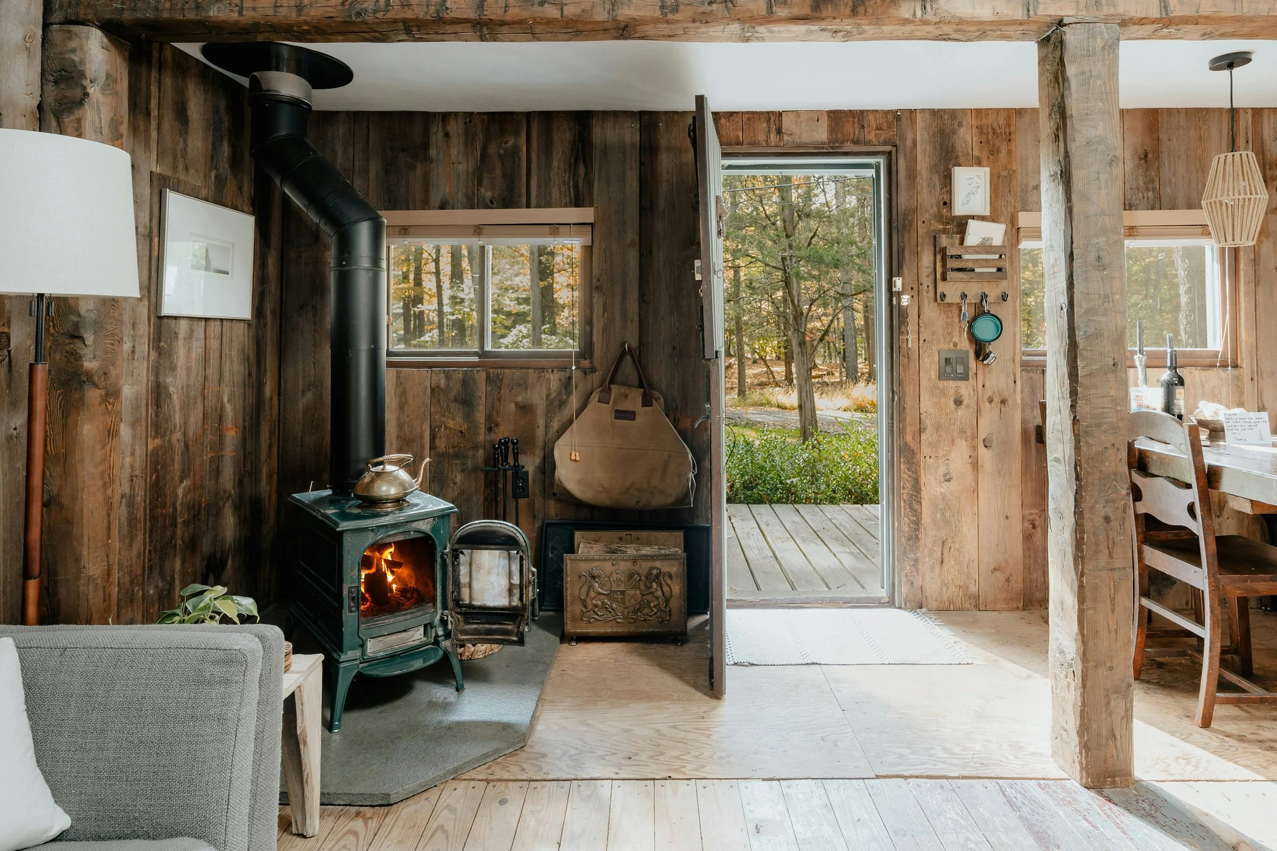 tiny cozy cabin
