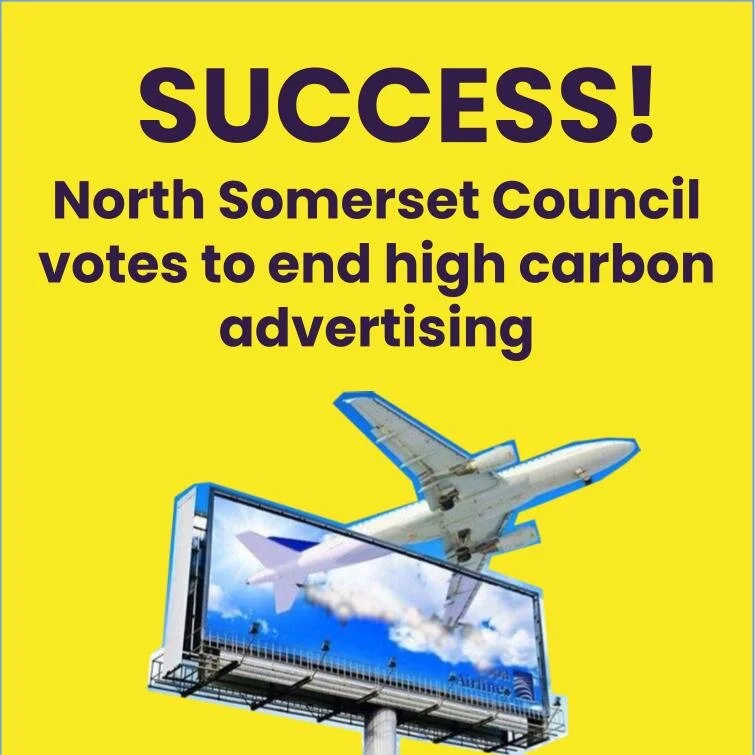 North Somerset Council votes to end adverts for high carbon products