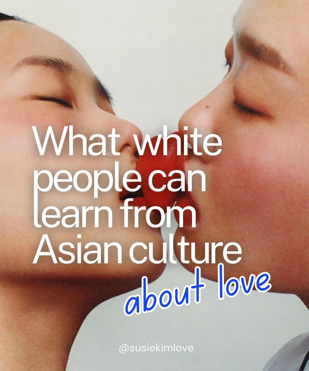 Seeing as we&rsquo;re all celebrating Lunar New Year now, serving up some Asian relational values 🍜

As a Korean Australian therapist &amp; relationship coach, I sit between two cultures when it comes to love 

In Western relationship discourse, the