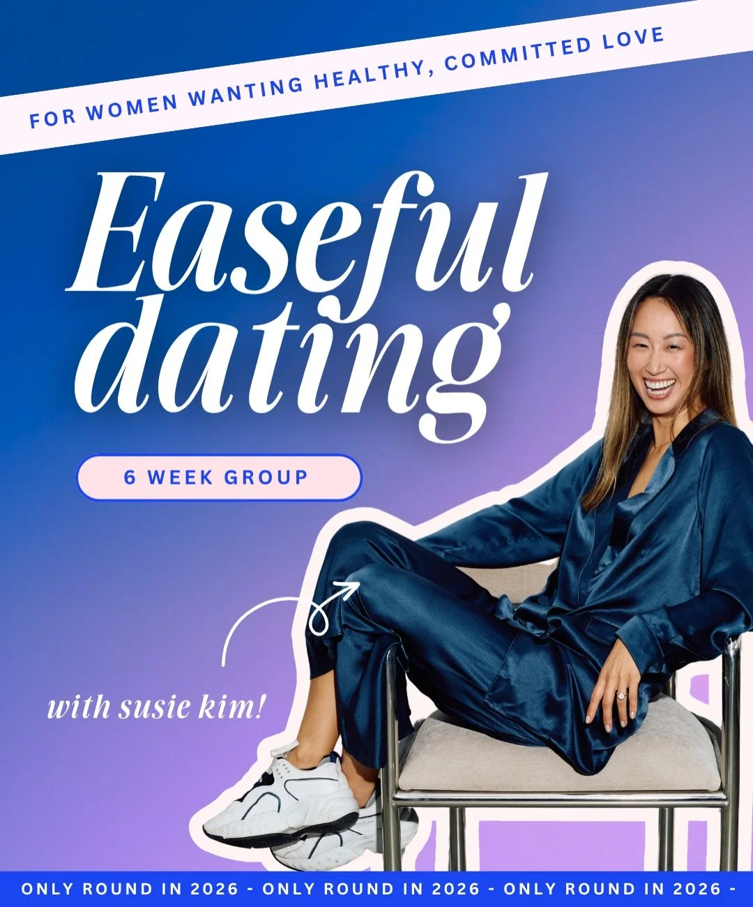 Single woman wanting committed relationship, but drained by dating itself?

You&rsquo;ve done the work. Been on and off the apps. You&rsquo;ve putt yourself out there.

But you keep attracting unavailables &hellip; Or get stuck in emotional spirals t