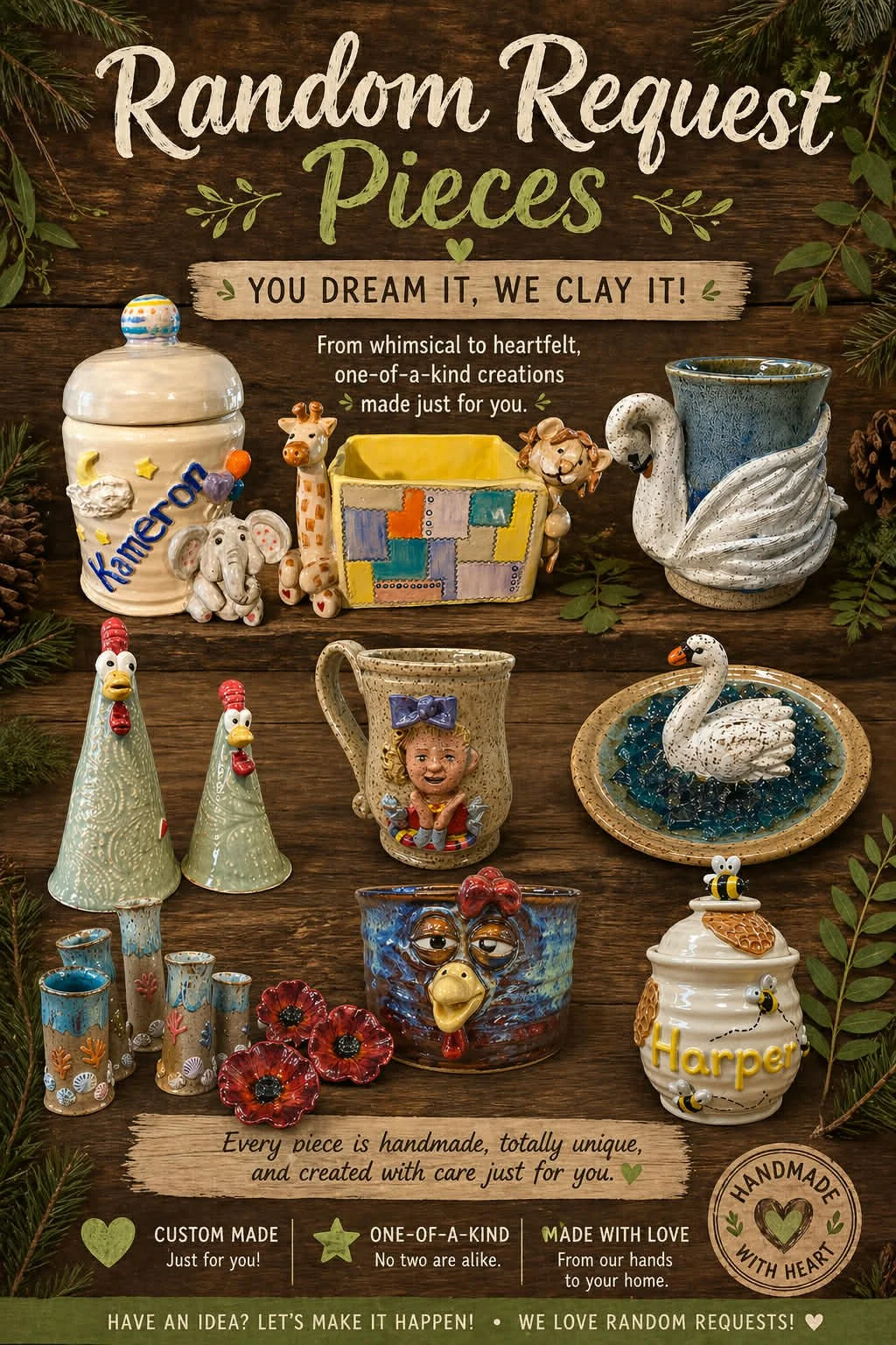 People come up with such random ideas!  But its fun to try to help you come up with the  perfect gift! 