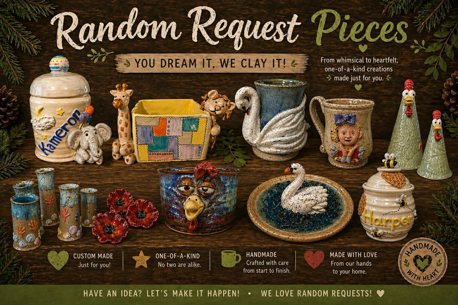 People come up with such random ideas!  But its fun to try to help you come up with the  perfect gift! 