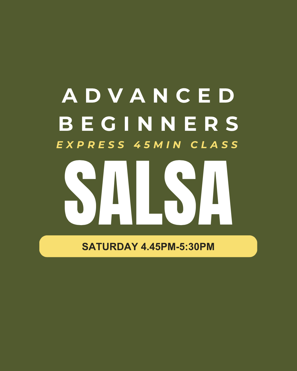 Express Saturday Advanced Beginners