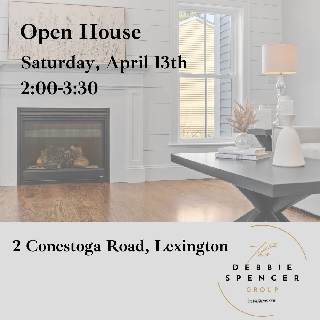 Don't miss this chance to experience firsthand what makes 2 Conestoga Road in Lexington a desirable place to call home. Mark your calendar for this Saturday, April 13th from 2:00-3:00pm!

We'll see you there!