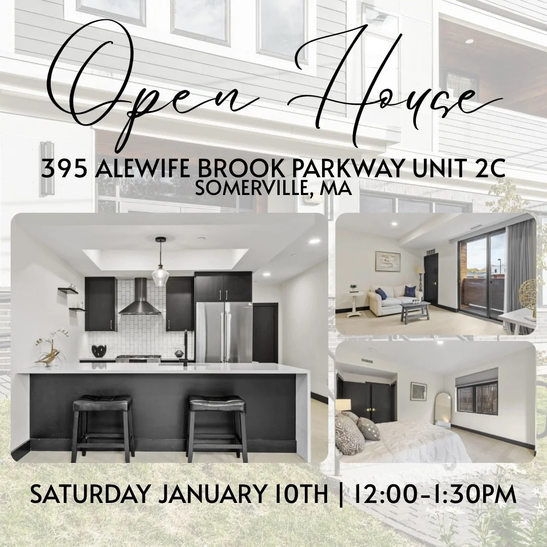 Join us Saturday to tour this stylish 2-bed, 2-bath condo featuring a bright open layout, modern finishes, a private balcony, garage parking, and unbeatable access to Alewife, the Minuteman Bike Path, and Davis Square!

📍 395 Alewife Brook Parkway U