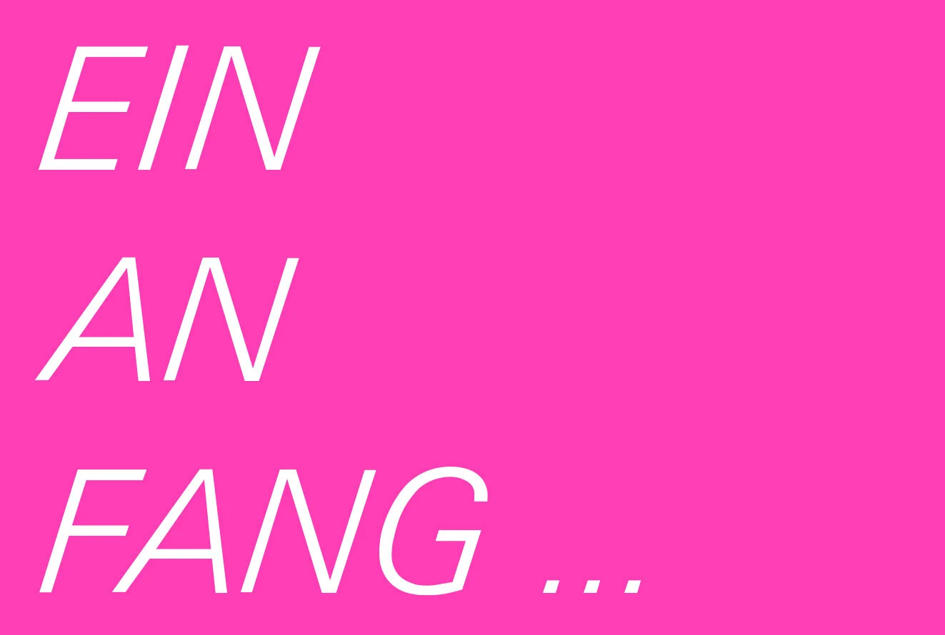 Ein Anfang – Workshop