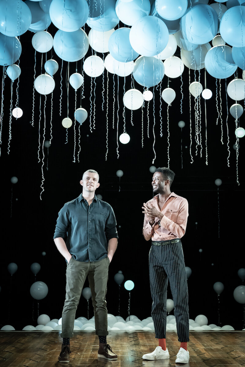 Omari Douglas and Russell Tovey in CONSTELLATIONS. Directed by Michael Longhurst. Photo by Marc Brenner 1076_.jpg