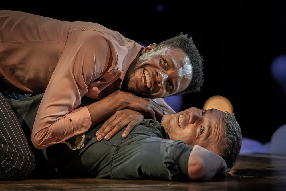 Omari Douglas and Russell Tovey in CONSTELLATIONS. Directed by Michael Longhurst. Photo by Marc Brenner 159_.jpg