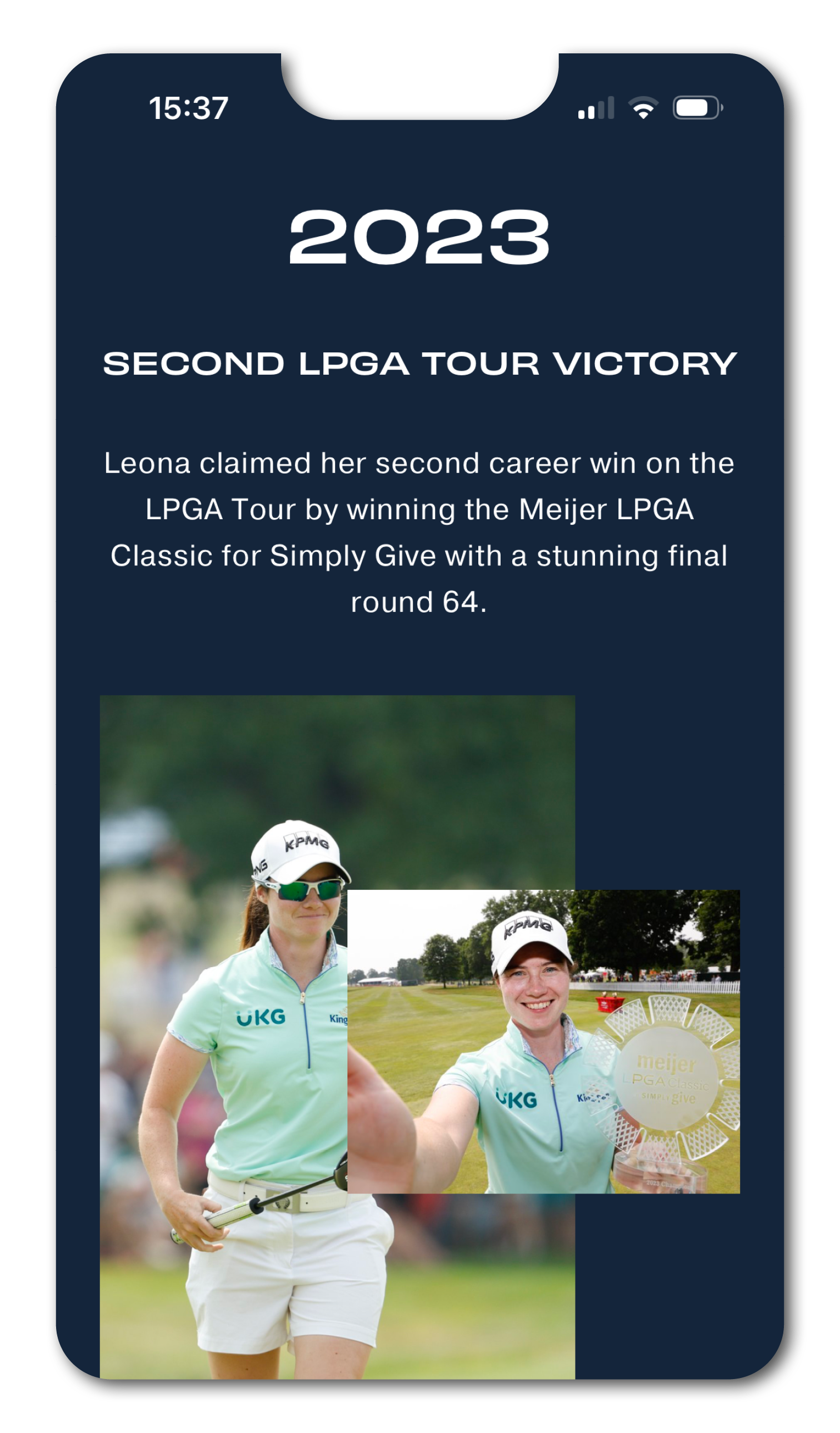 Modest! Golf player Leona Maguire