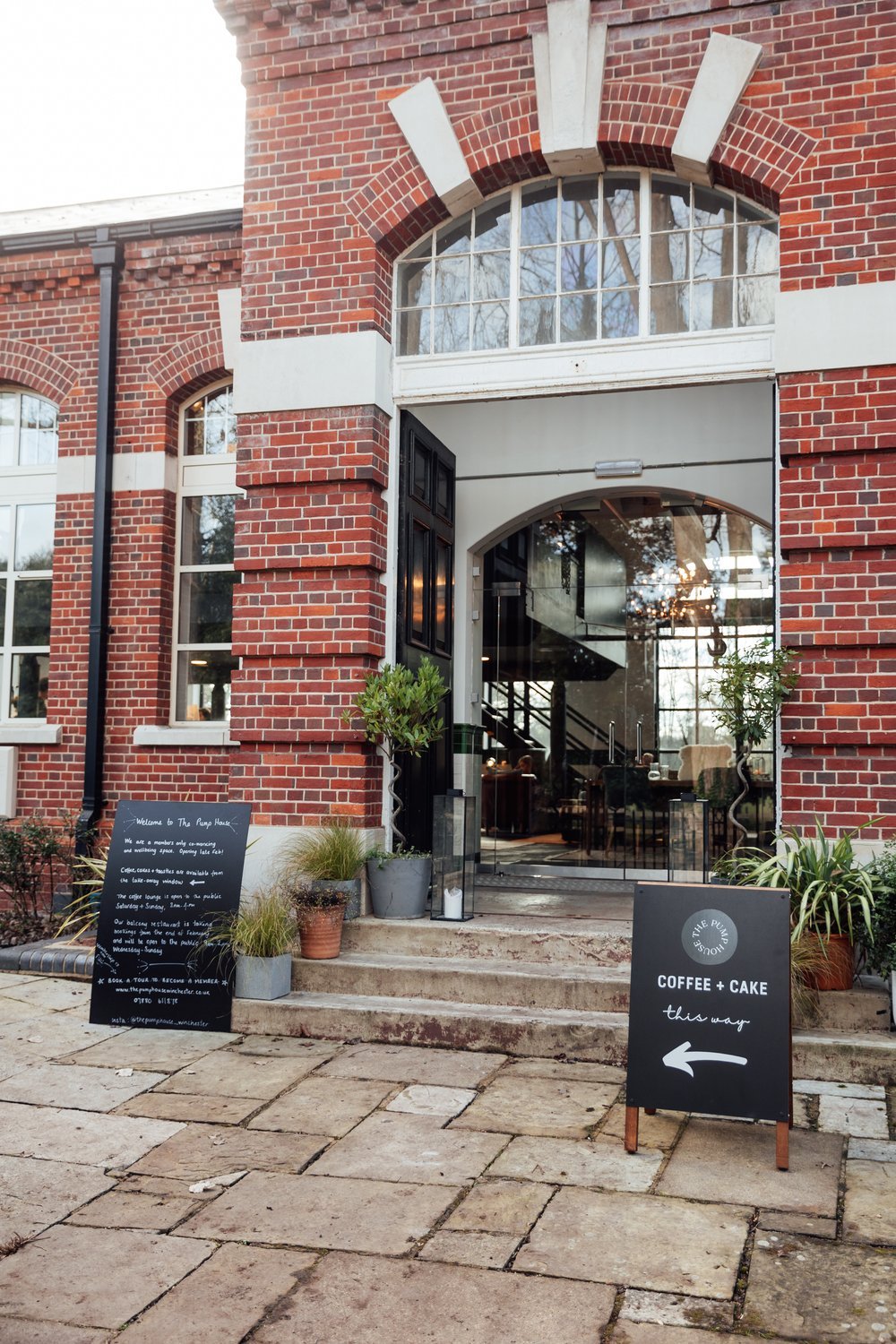 A view of the front entrance to the Glassup &amp; Stoski office in Winchester