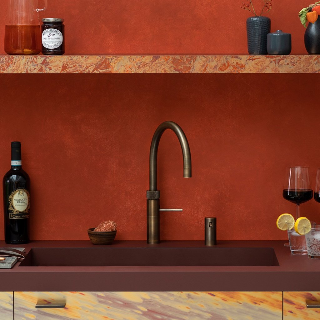Quooker Fusion Round Patinated Brass