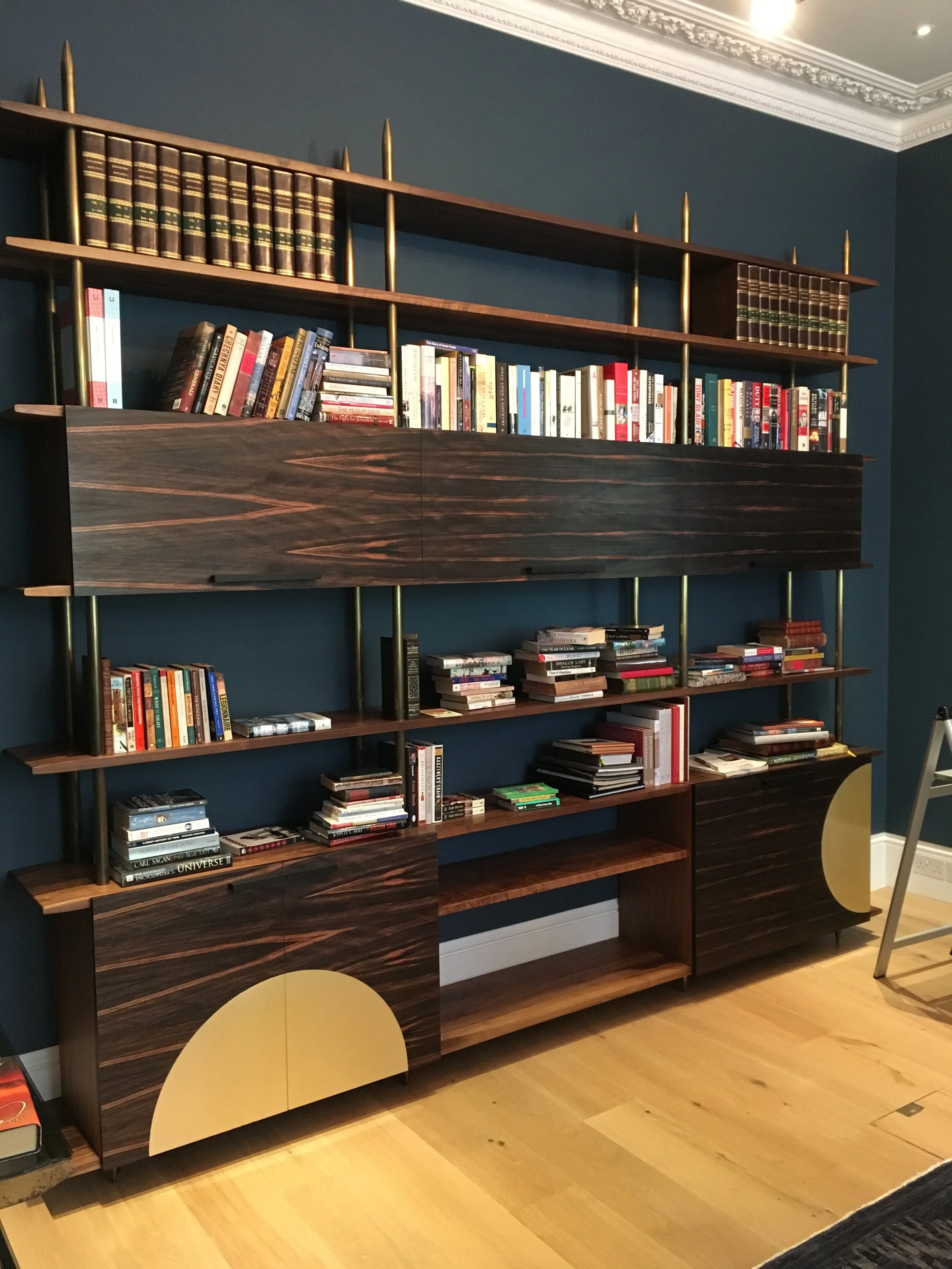 Walnut Shelving