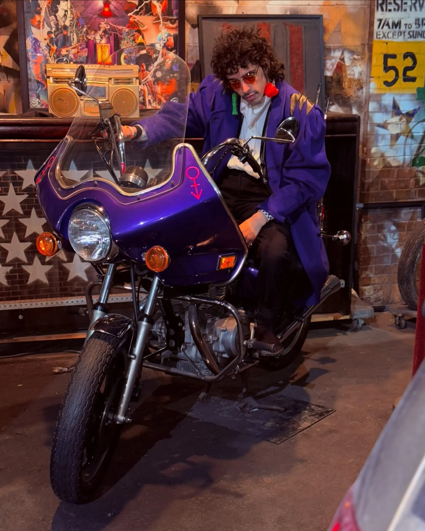 this one&rsquo;s for the symbol i am reminded of almost daily. shout out bob at @firstavenue who took this photo and shared stories of working closely with prince at this legendary venue.