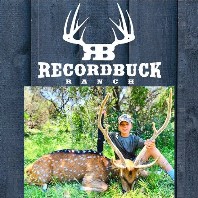 Brotherly love right here! Jake &amp; Luke had great luck axis hunting this weekend! Congratulations boys! #axishunts #boyswillbeboys #kidshunt #recordbuckranch #texasaxishunts