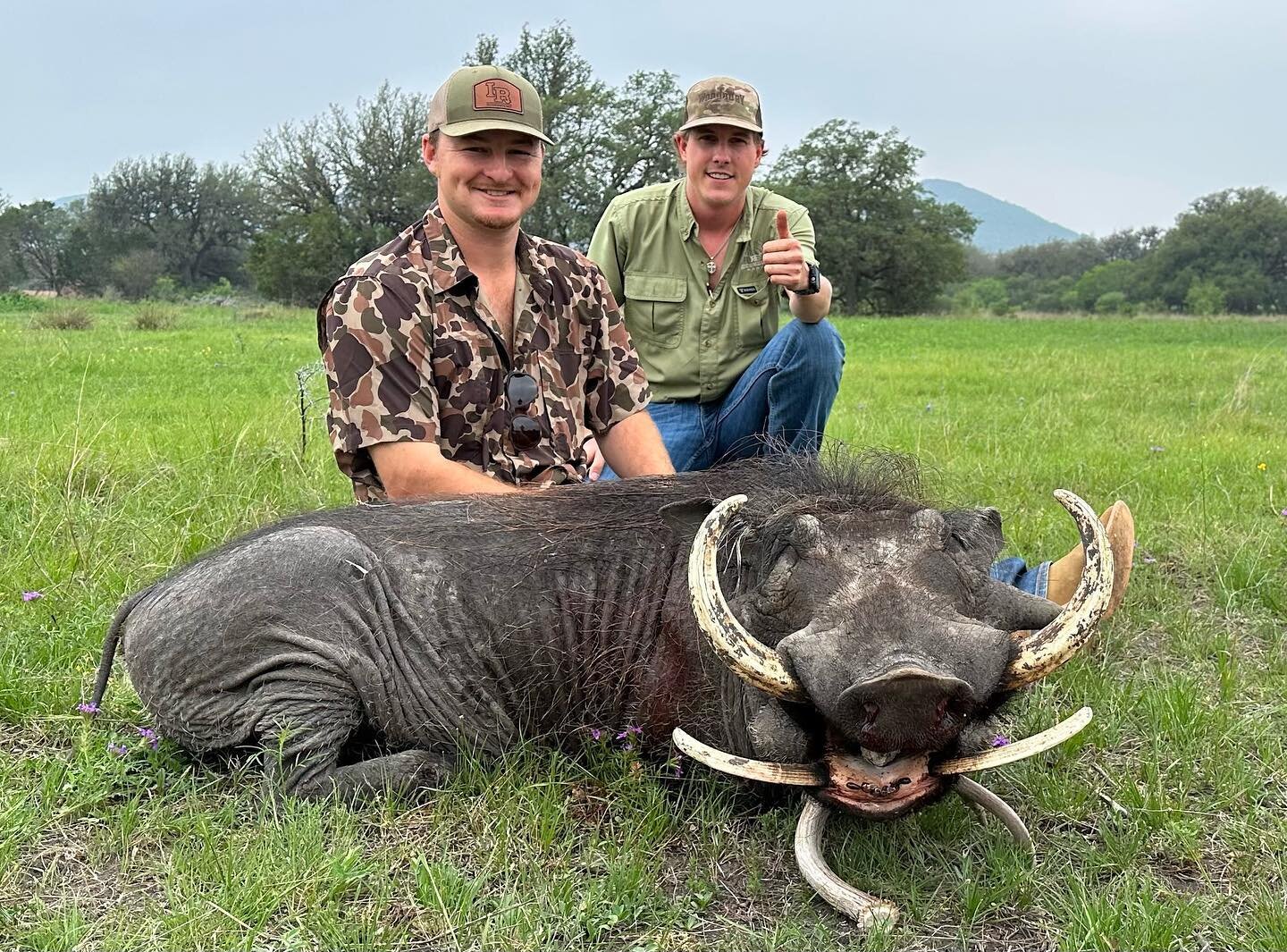 Mr. Brett Clark and his wife Haylee spent the weekend hunting with us. Huge congrats on your Warthog, Grants, Blackbuck and Hybrid Ibex! 

Guide - Kellem Bolton

If you would love the opportunity to hunt sone fantastic animals like these, give us a s
