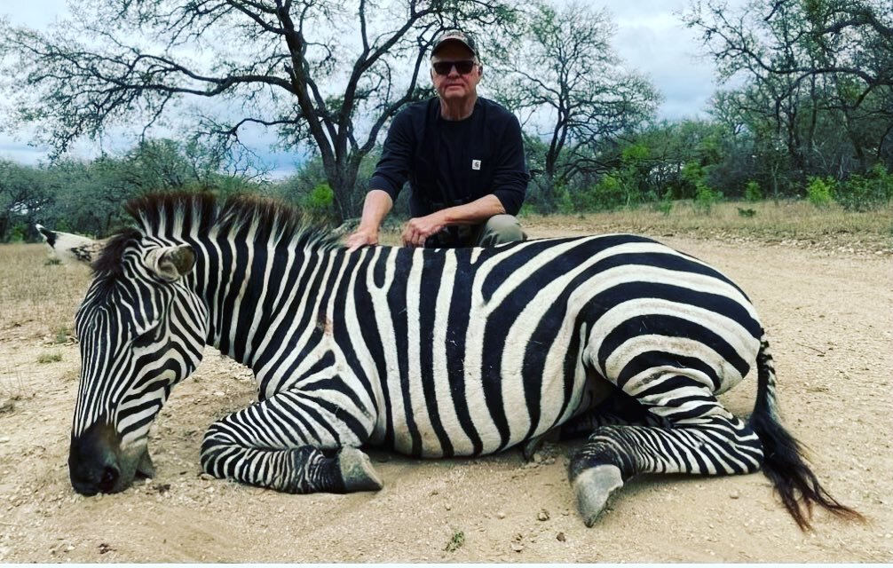 Mr. Pecos Vaught harvested this gorgeous zebra stud here at the buck with us! Congratulations on a gorgeous animal my friend. Thank you for choosing Recordbuck! 

Guide - Shaun Catton

If you want to hunt one or many of the 55+ species we have, let u