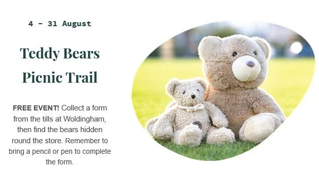 Don't forget to help us find all the missing bears at Woldingham! Time is running out!
#teddybeartrail #knightsgardencentre #knightswoldingham #helpusfindthebears