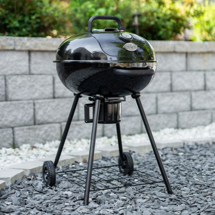 Char-Griller 22 inch Kettle Charcoal Grill and Smoker