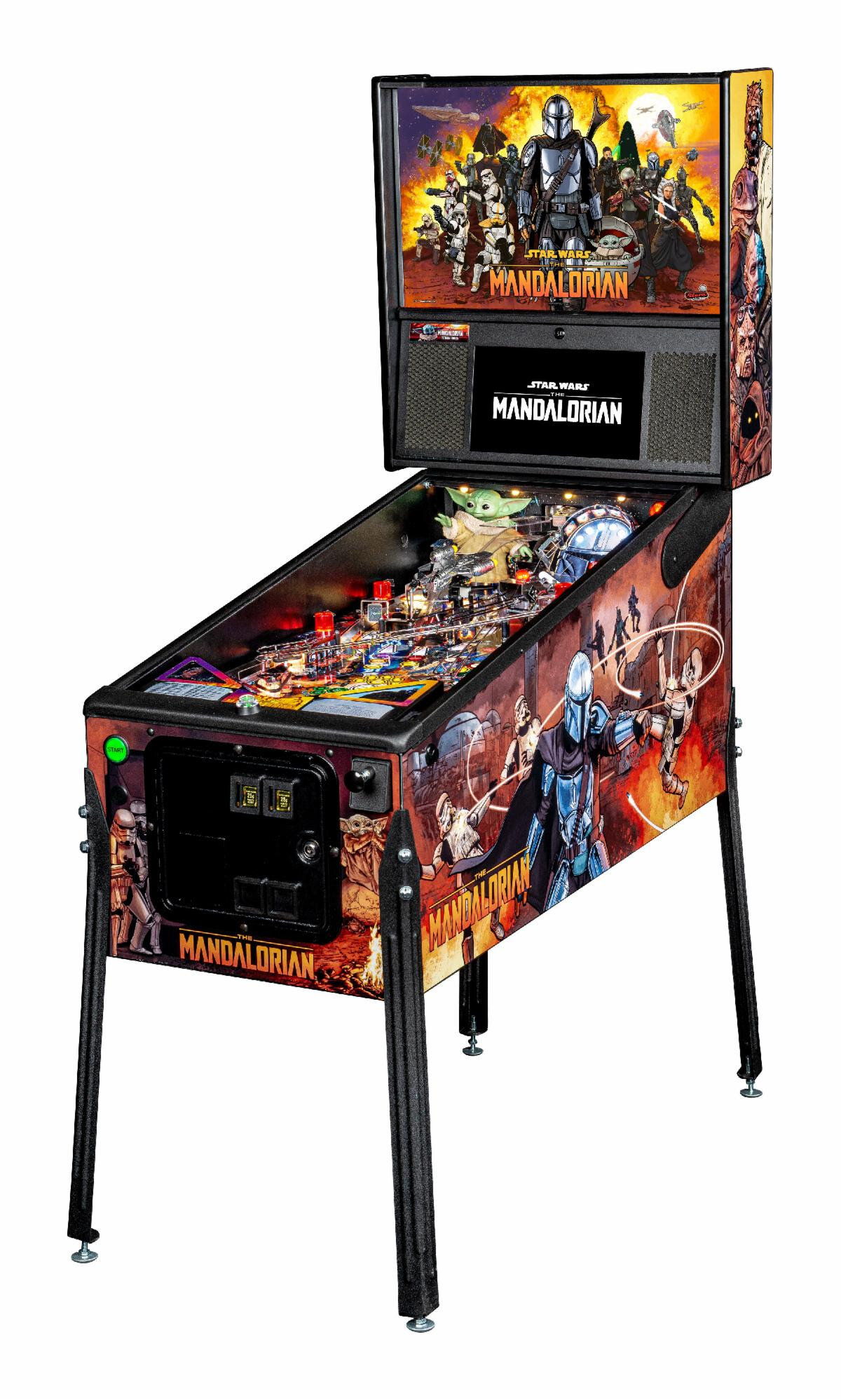Stern Mandalorian Premium Pinball at Carolina Pinballs