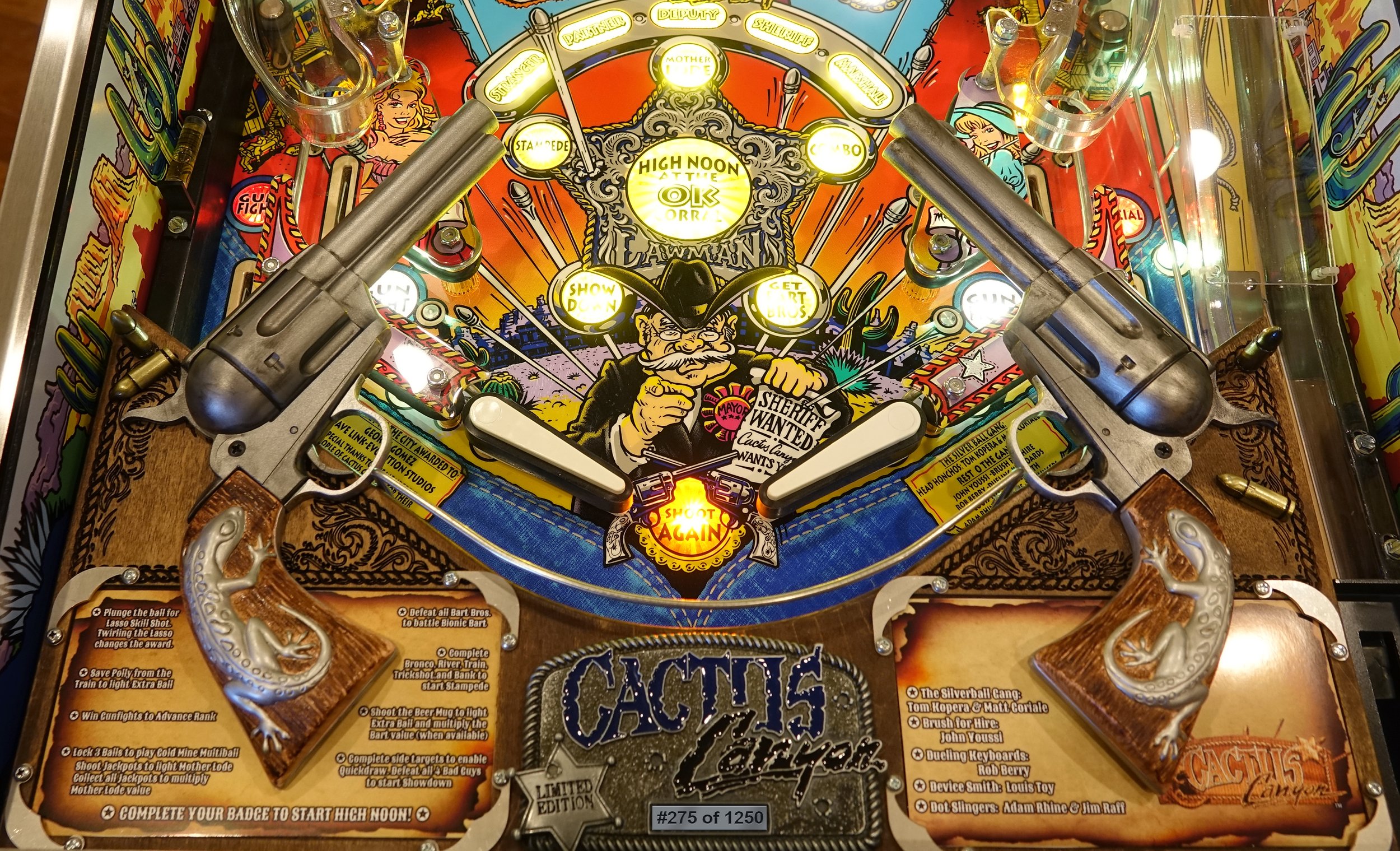 Cactus Canyon Limited Edition  Carolina Pinballs