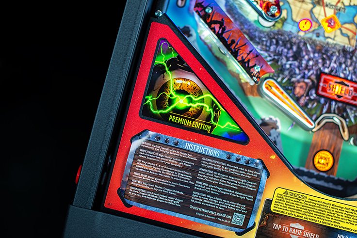 Dungeons & Dragons pinball apron