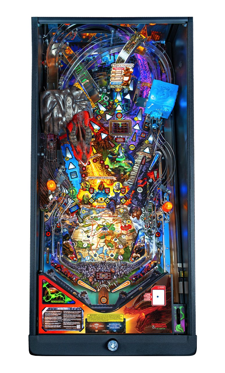 Dungeons & Dragons Premium Pinball Playfield