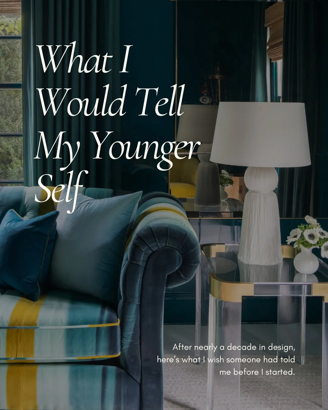 Even now, I&rsquo;m learning to live by this advice. Design takes patience, pivots, clear boundaries, and honest communication.⁠
⁠
I&rsquo;m grateful for the mentors who remind me to trust my expertise, honor my time, and show up with purpose for eve