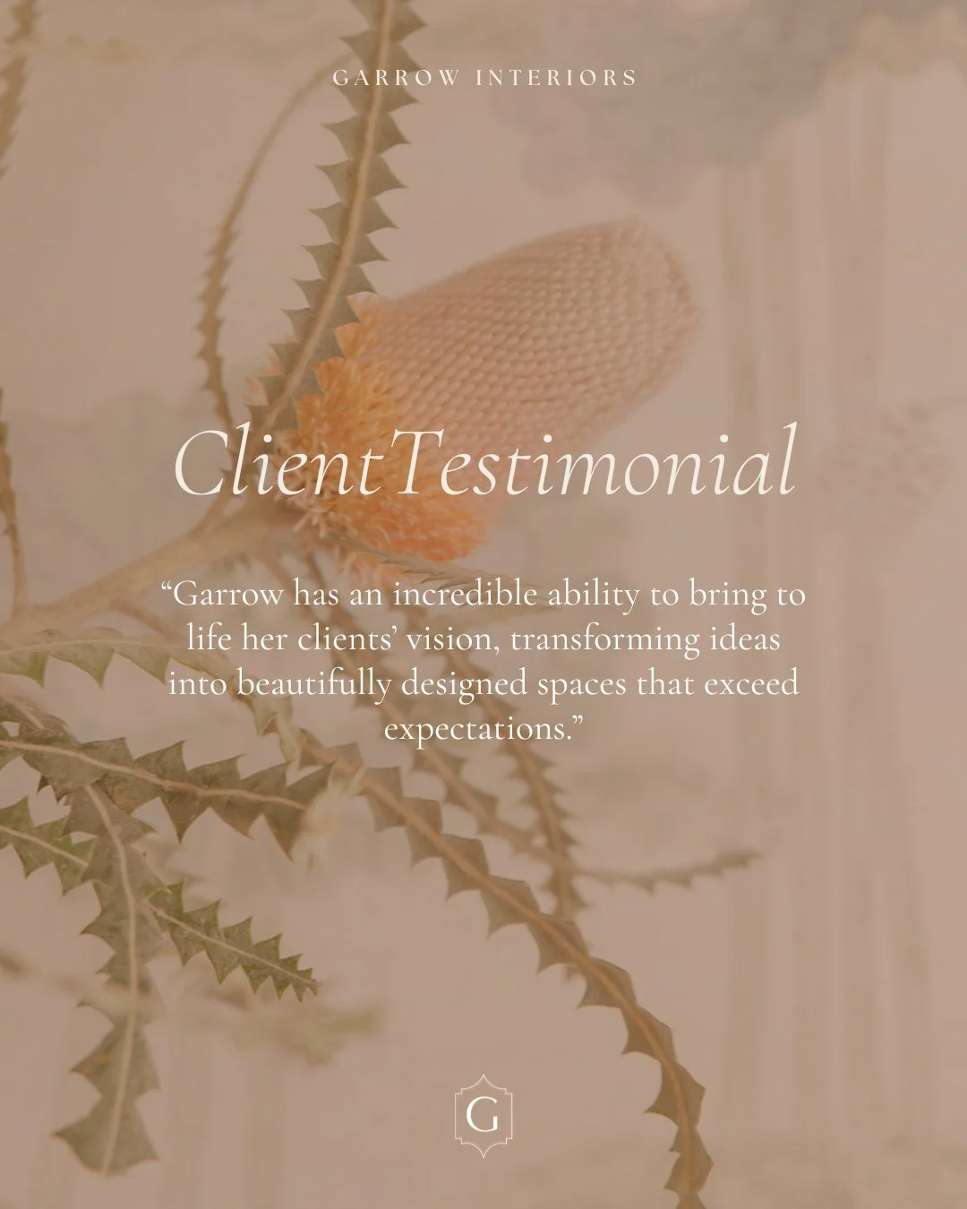 Honored by our clients&rsquo; kind words and grateful for the opportunity to create spaces they love 🤍⁠
⁠
#GarrowInteriors #InteriorDesign #HomeInspo #LuxuryInteriors #NashvilleInteriors #ClientTestimonial #HouseGoals