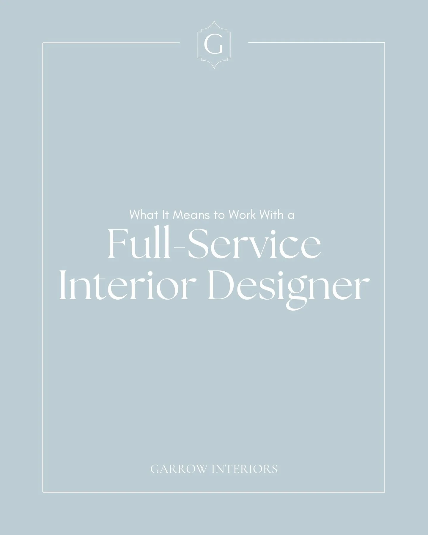 Whether your starting from scratch, or re-inventing a space, our goal, as an Interior Designer, is to take your vision and create a home that reflects, and works, for you 🤍 You don&rsquo;t need more time, you need a full-service interior designer. 
