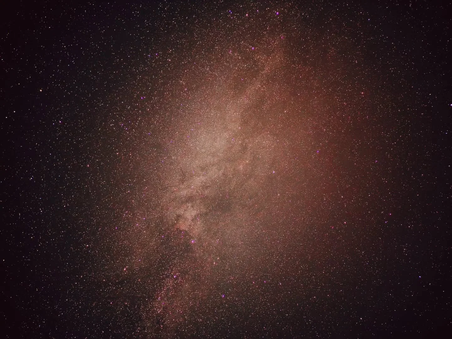 It's not dogs, but it's the view from my garden right now. Who knows if it's the milky way? 🤔👌