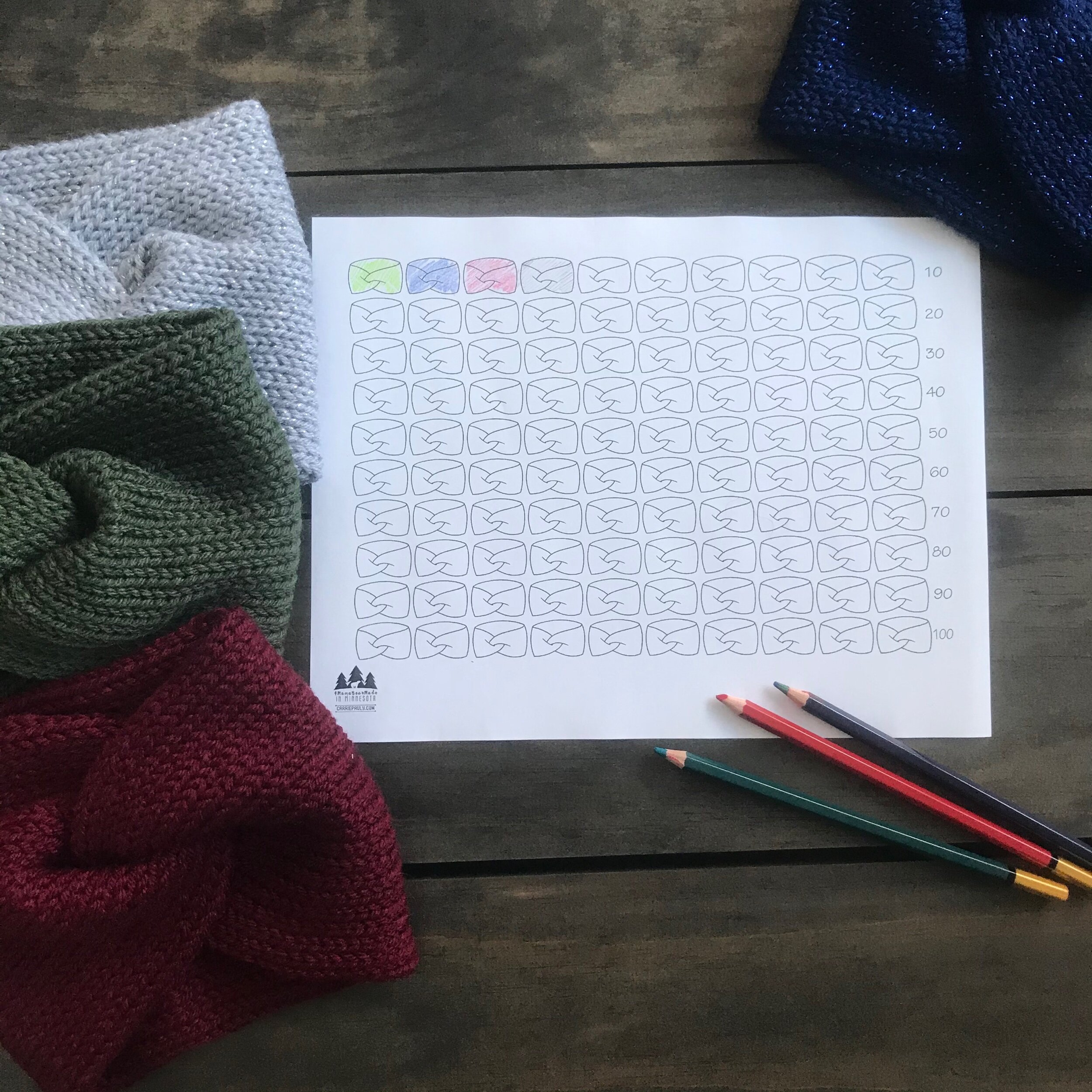 Product Tracker - 100 Ear Warmers