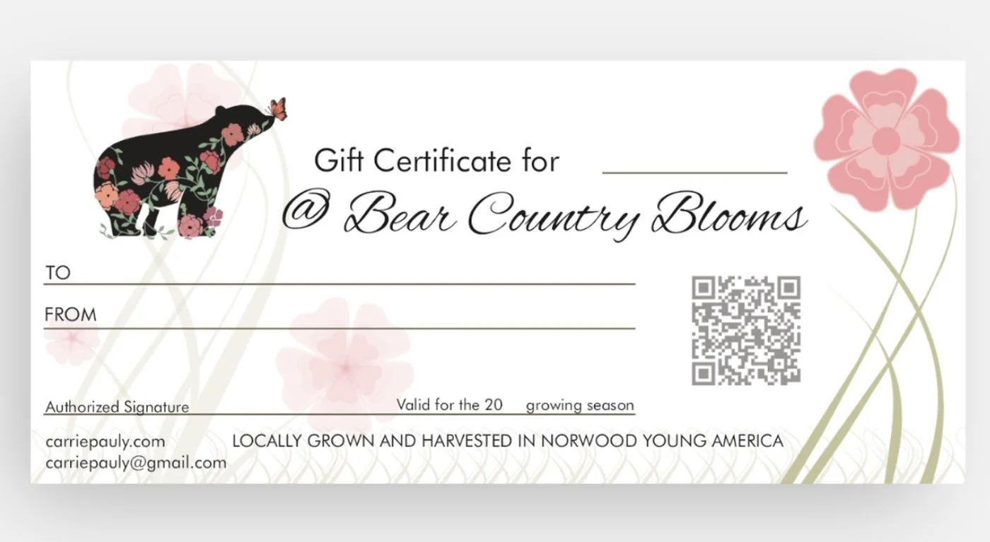 BearCountryBloom Gift Certificate