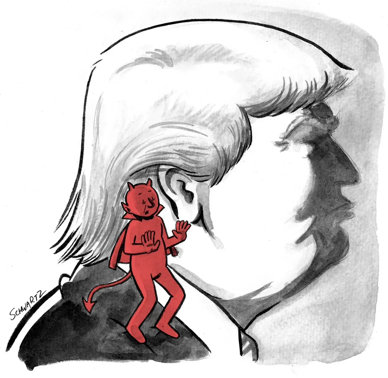 I’ve been thinking about how much I hate Donald Trump. 