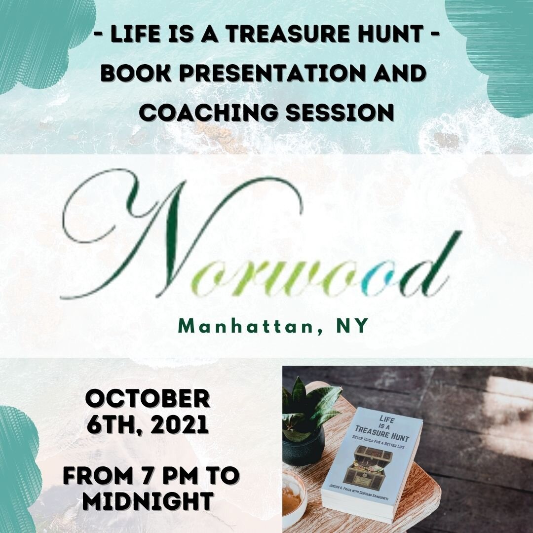 ‘Life is a Treasure Hunt at the prestigious Norwood Club, NYC