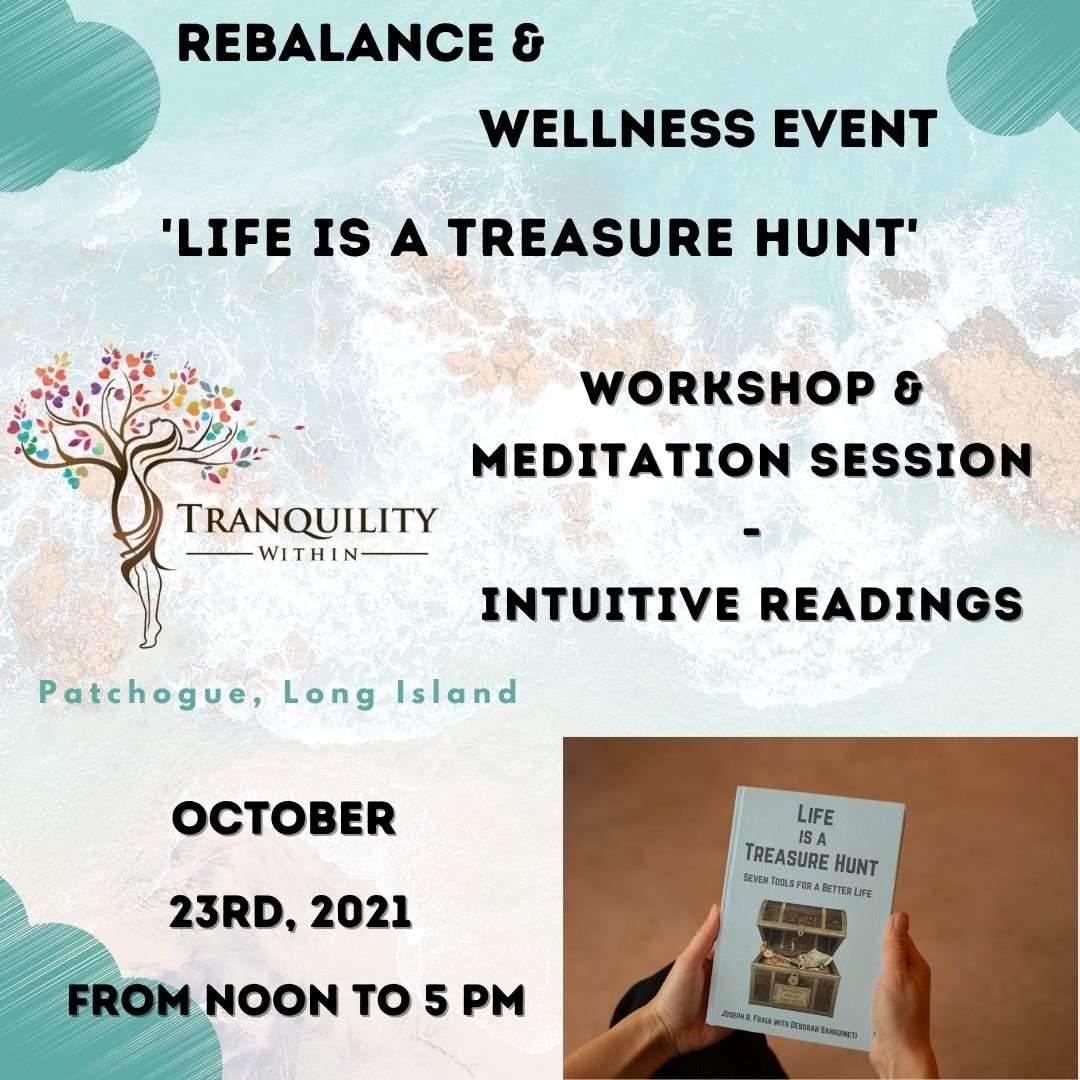 ‘Life is a Treasure Hunt’ at Tranquility Within - Workshop & Meditation Session-Intuitive Readings