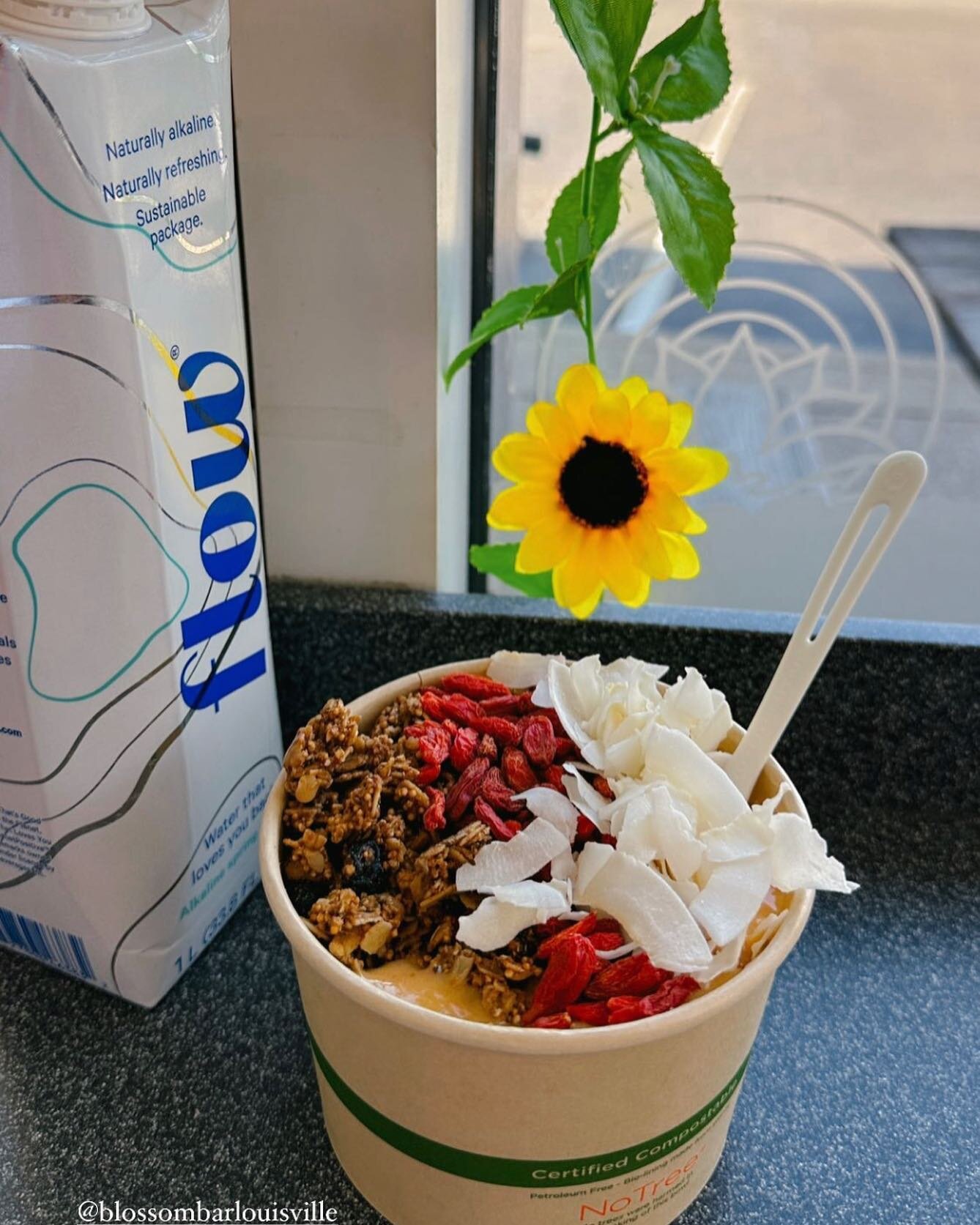 It&rsquo;s a beautiful day for a healthy snack! Grab a smoothie bowl and enjoy the sunshine!