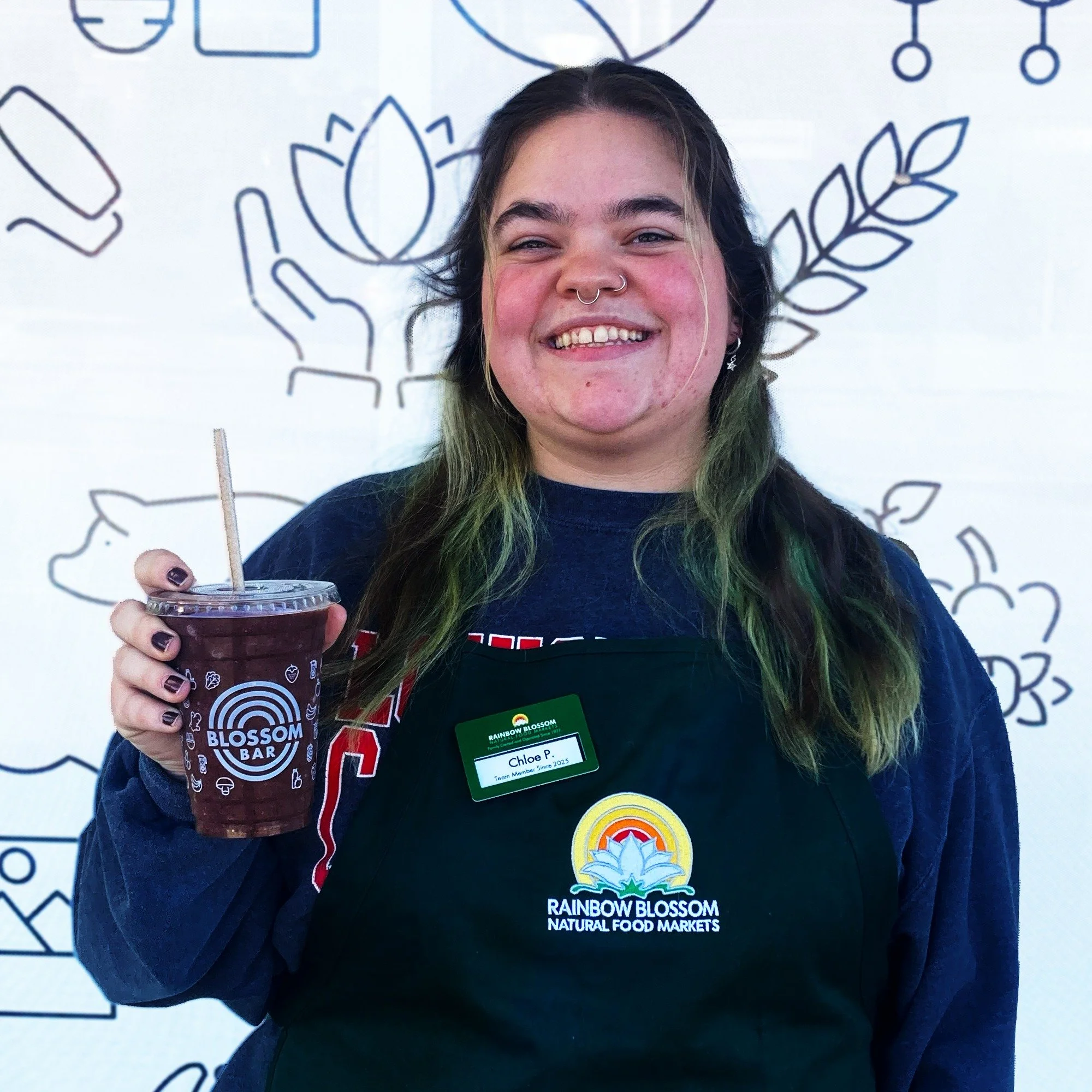 Chloe's favorite is the Rainbow Immunity!
"I love it because it's a burst of different flavors! It all blends together perfectly and give me the immune boost I need this time of year."
The Rainbow Immunity is a bright, fruity mix of apple