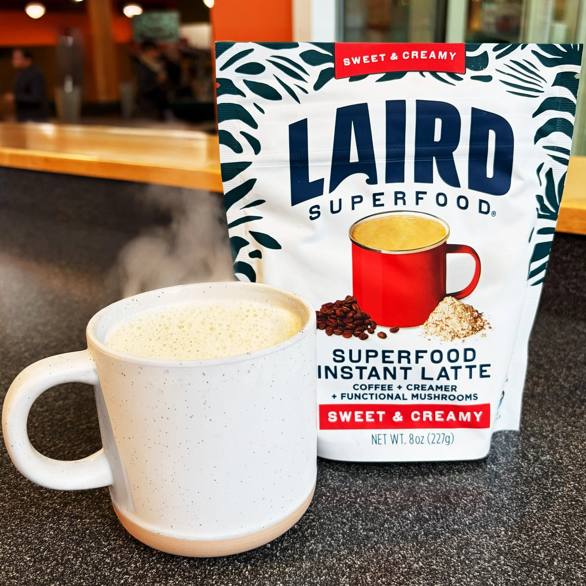 These cold days call for something warm☕

The Bee&rsquo;s Knees is made with house-made nut milk, Laird Instafuel Superfood Latte, honey, bee pollen, and a little cinnamon. It&rsquo;s cozy, lightly sweet, and perfect for warming up when the weather t