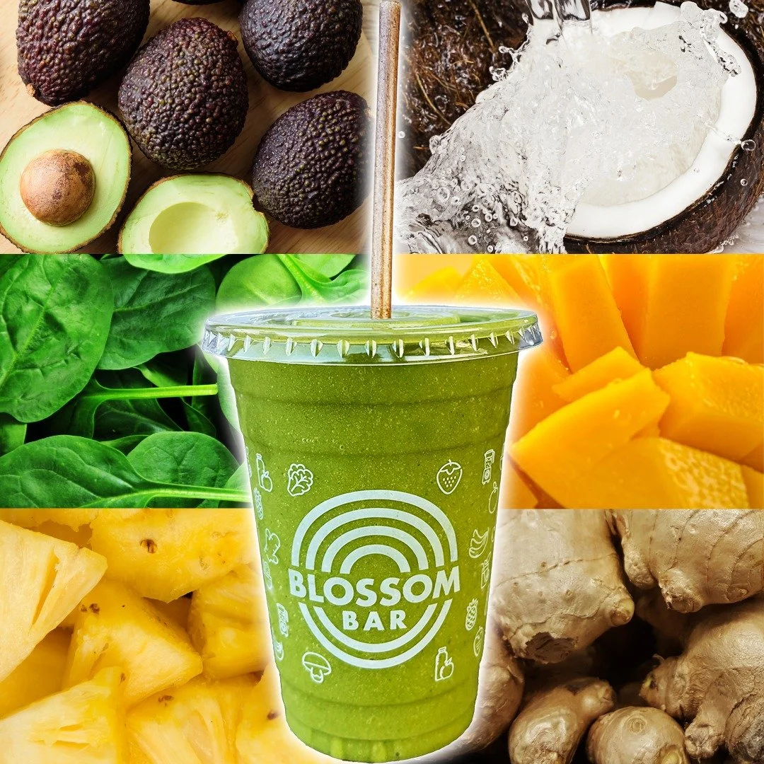 💚Avocado Greens💚

Our featured item of the month, the Avocado Greens Smoothie, is a refreshing, nutrient-packed blend of coconut water, avocado, spinach, mango, pineapple, and ginger for a smooth, energizing sip! Use coupon code green for $1 off an