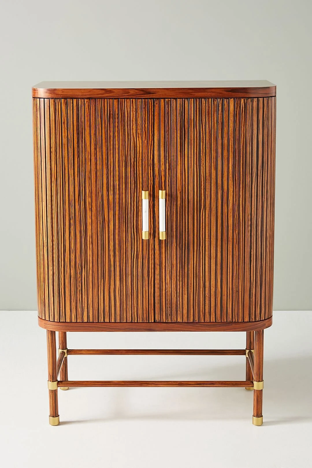 Deluxe Tamboured Bar Cabinet