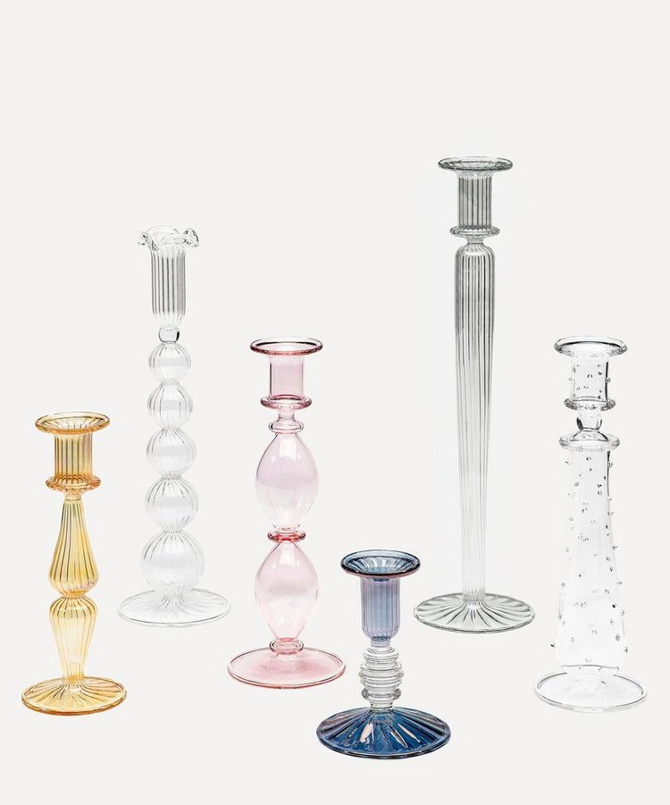 Liberty -ANNA + NINA Olympia Glass Candle Holder