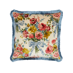 Liberty -Bow Bouquet Velvet Cushion £195.00