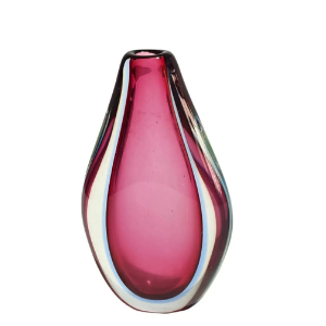 1stDIBS -  Glass vase design Italy 1950 Mid-Century $340.06