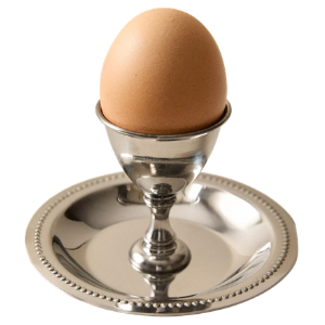 Zara Home - Steel Egg Cup with Plate $16.90