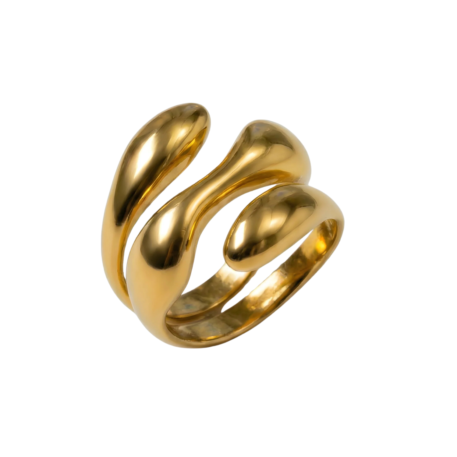 Salted Drops Ring  Inspired by drops of sea water, this sculptural ring became my Portugal keepsake. Berge • $128