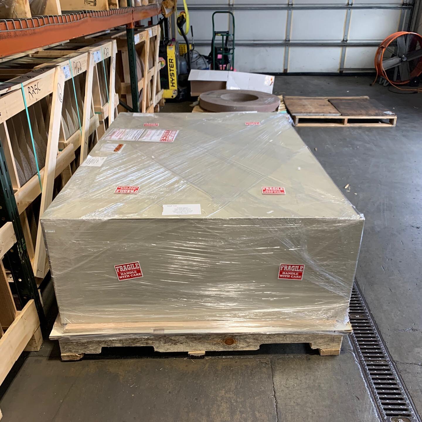 Excited to receive my shipment of large custom-sized boards from Ampersand! Phase two of paintings for my solo exhibit &ldquo;Hot Metal&rdquo; can now begin! ... And it sure comes in handy having a warehouse in the family. 
#ampersand #ampersandpaste