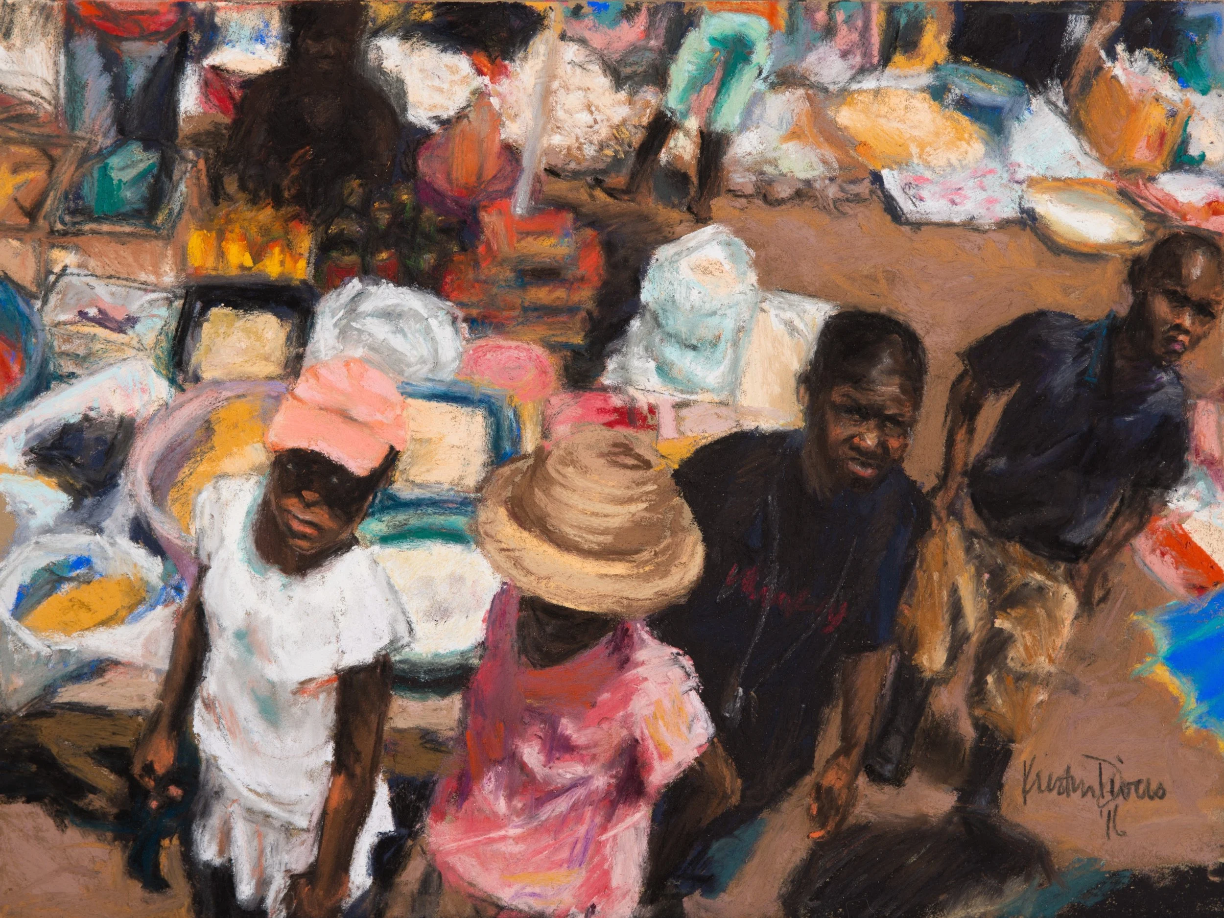 Haitian Eyes – 9” x 12”